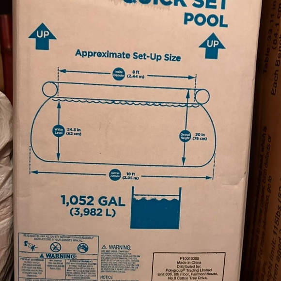 10ft x30 in Round Above the Ground Pool by Summer Waves - Picture 2 of 2